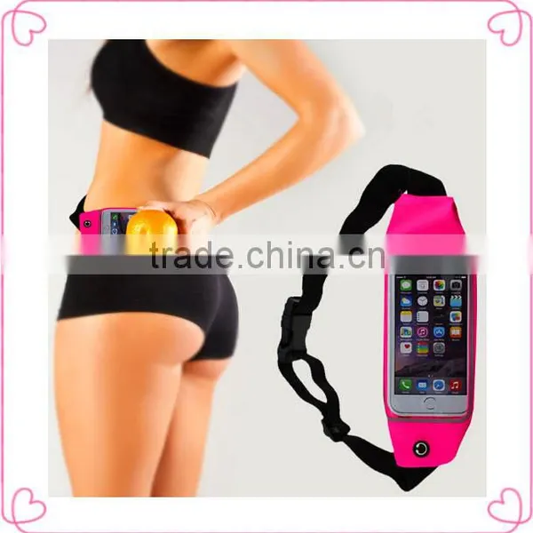 Outdoor Running Waist Bag With Touch Screen Running Belt Waist Pack for IPhone 6 Quality Choice