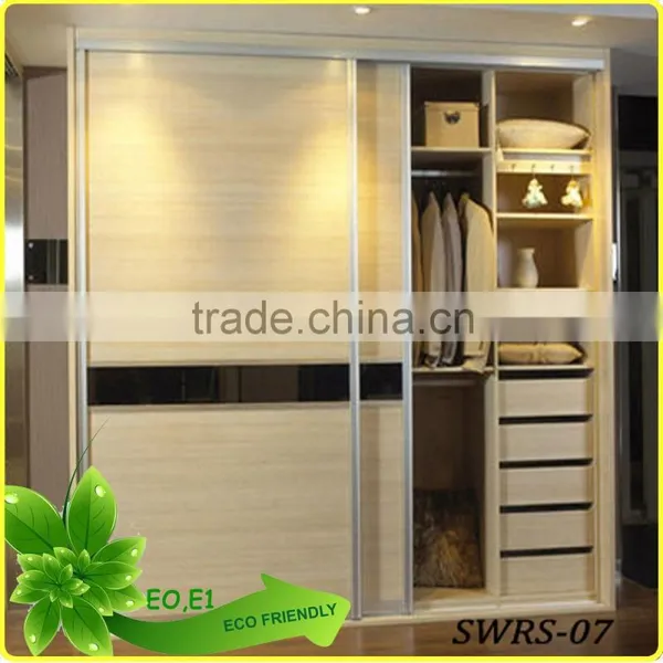 Wooden Sliding Door Wardrobe China Factory Price photo-3