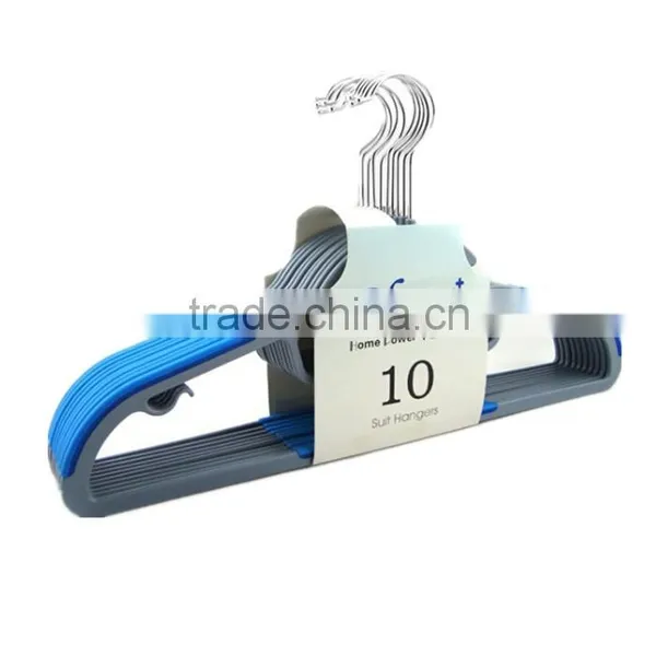 10 Pcs/lot New Brand Dry and Wet Double Usage Clothes Hanger Non-trace Anti-skid Clothes Rack Clothing Houses Laundry Rack photo-2