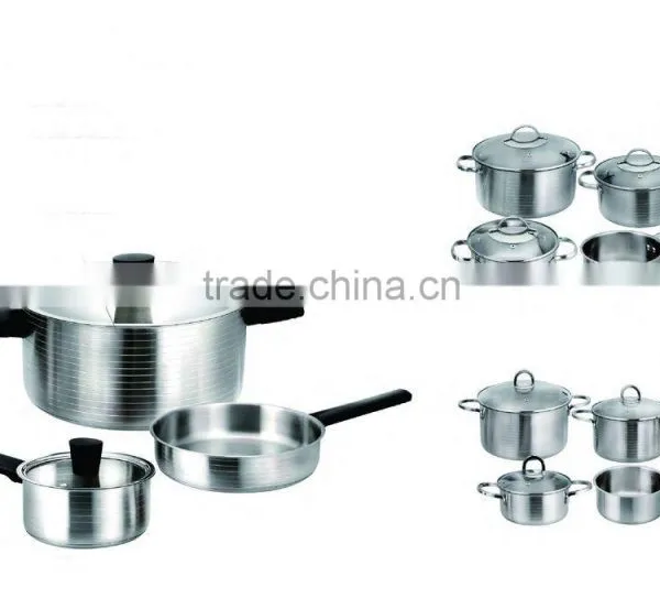 Stainless Steel Kitchen Pot and Pan Sets photo-3