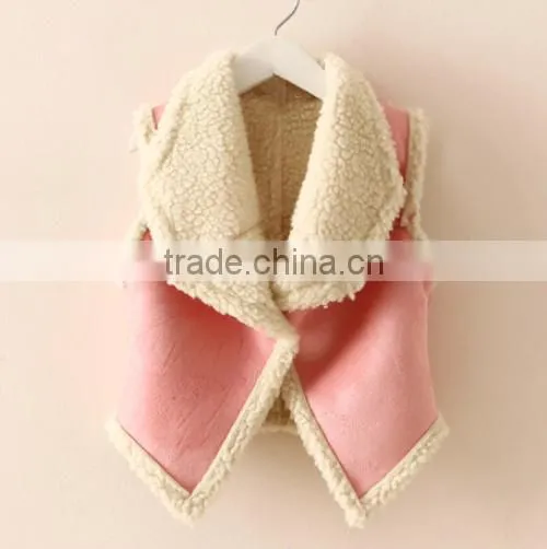 Children Faux Fur Vest Without Hood photo-3