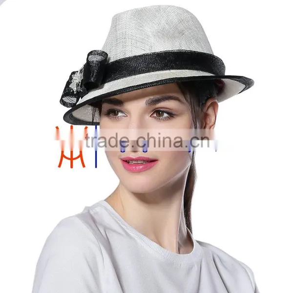 New Hat Accessories Sinamay Lady Hat Wholesale China photo-4