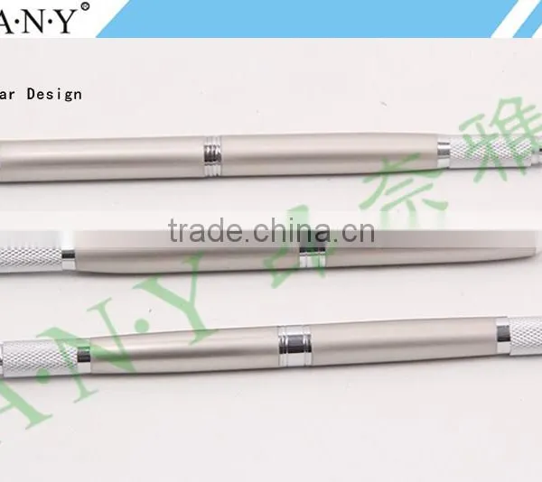 ANY Three Use Metal Handle Permanent Makeup Embroidery Manual Tattoo Eyebrow Pen photo-6