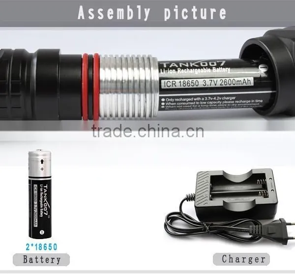 1200 Lumen Long Range Outdoor LED Torches TR08L photo-6