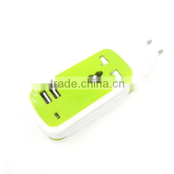 EU Power Outlet Wall With Two Usb for Europe Coutries photo-6