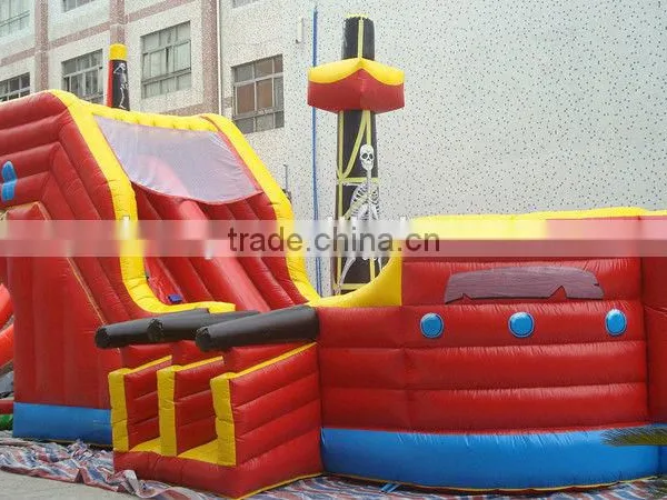 Kids Inflatable Pirate Ship 0.55mm PVC Inflatable Pirate Ship , Pirate Ship Toy photo-2