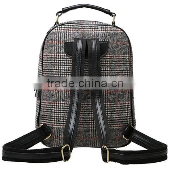 Hot Sale High Quality Coffee Vintage Travel Canvas Backpack photo-3