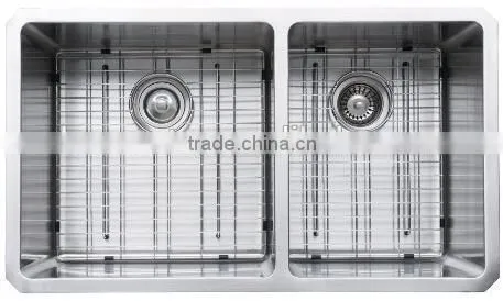 Undermount 60/40 Double Bowl 304 Stainless Steel Kitchen Sinks Wholesale photo-2