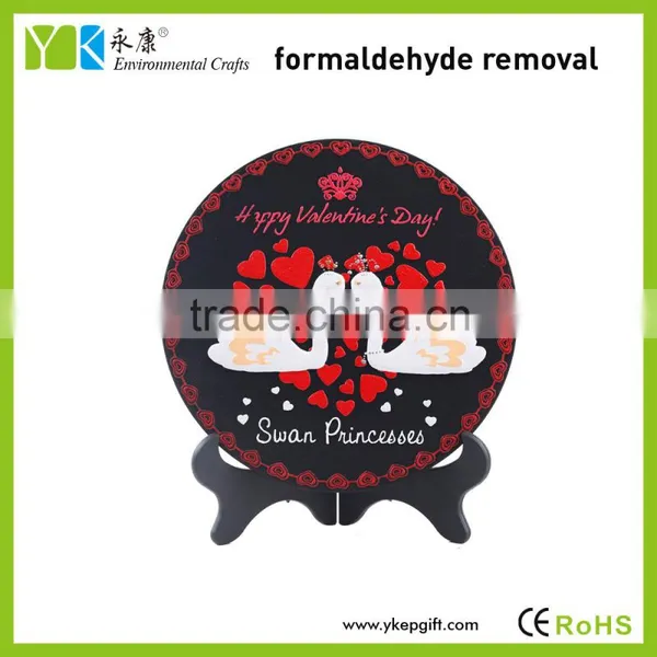 Couple Swans Activated Carbon Clean Air Carving Crafts Wedding Decoration
