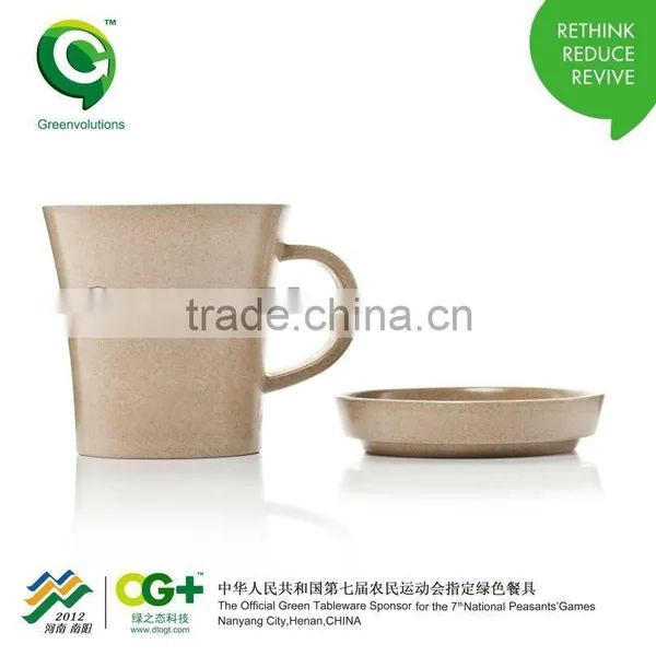 SGS FDA Certified Environmentally Friendly Rice Husk Coffee Cup photo-5