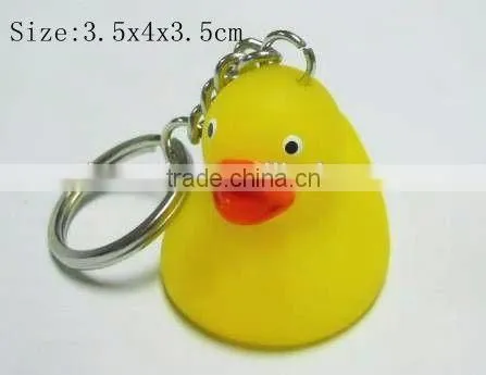 Promotion keychain with ducks