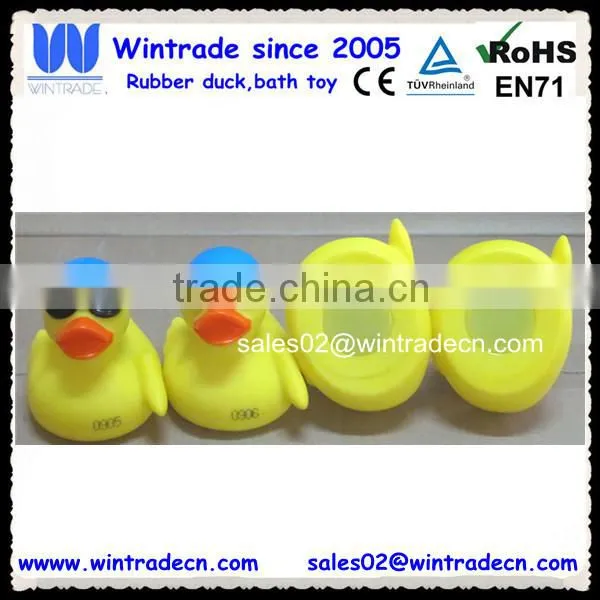 Swimming Cap Rubber Duck Race Weighted Pvc Duck