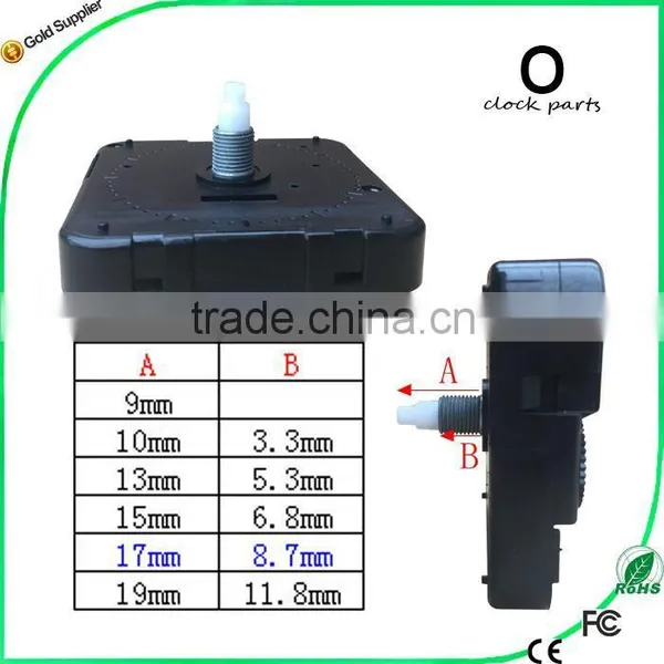 Not Specified Gender and Plastic Material Quartz Movement Clock Silent