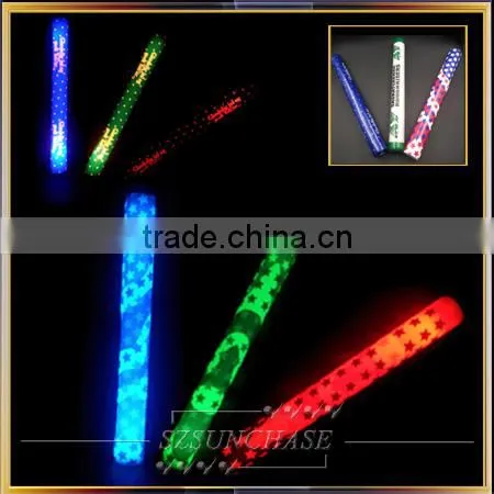 LED Foam Light Stick Baton Supreme Multicolor Color Changing LED Cheering Foam Sticks photo-2