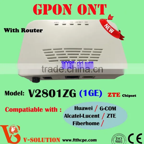 Low Cost 1GE GPON ONT FTTH Modem Fiber Optic Node Same Function as Fiberhome AN5506-01A/ZTE F601 ONT China Supplier photo-2
