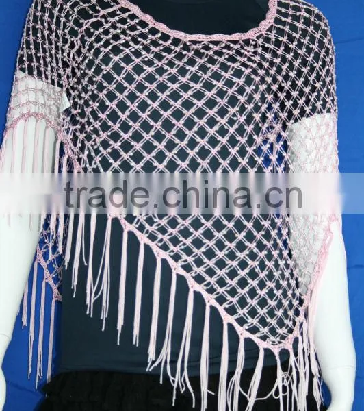 Lady fashion customize design of handmade sweaters shawl