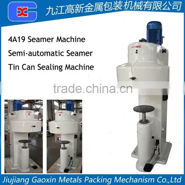 Hot Sale Semi Automatic Can Seamer/New Can Seamer/Automatic Tin Can Sealing Machine photo-2