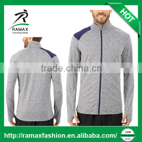Ramax Custom Men Slim Fit Full Zip Running Jacket For Training Wear