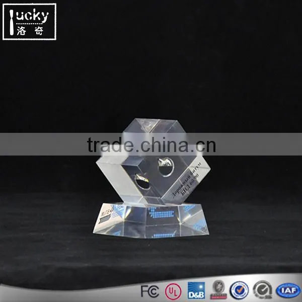 Embedded Acrylic Display,Clear Oil Paperweight,Crystal Oil Stands photo-2