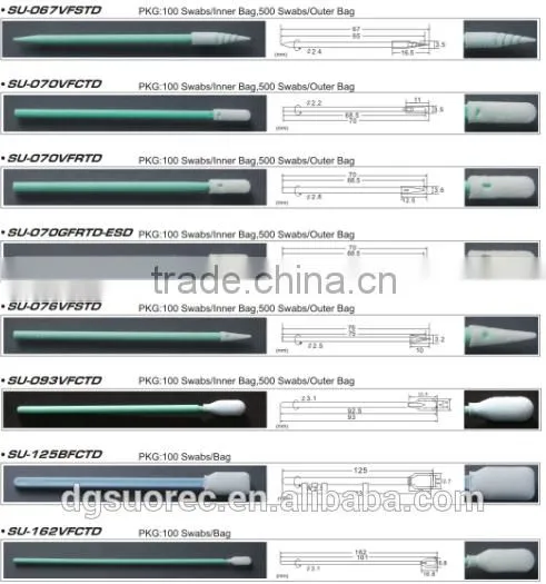 Close Cell Polyester Swab Lab-Tips Small Close Cell Polyester Swab With Flexible Tip
