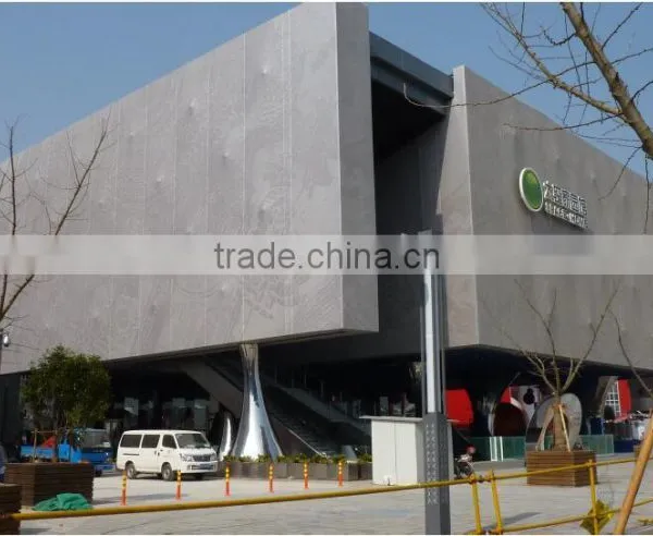 Architecture Facade With Textile Membrane and Fabric Structure Curtain Wall