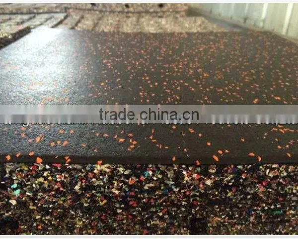 Laminated Slip-resistant Rubber Flooring Tile photo-3