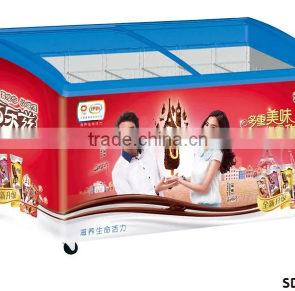 100-600L Chest Fridge Chest Freezer Ice Cream Freezer photo-5