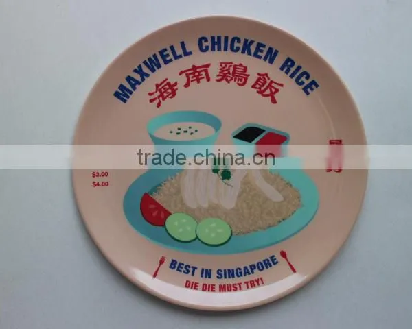 Dinner Set Custom Logo Melamine Plate photo-3