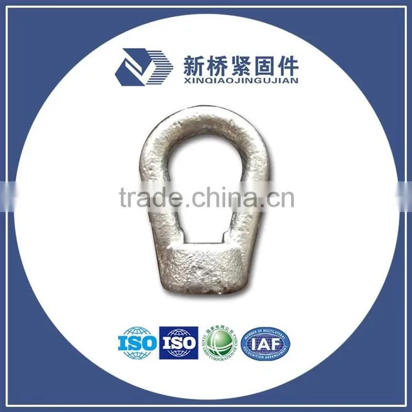 Galvanized Oval&Thimble Eye Nuts photo-3