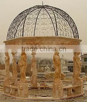China Competitive Price Natural Stone Angle Wings Pavilion Design for Landscape photo-6