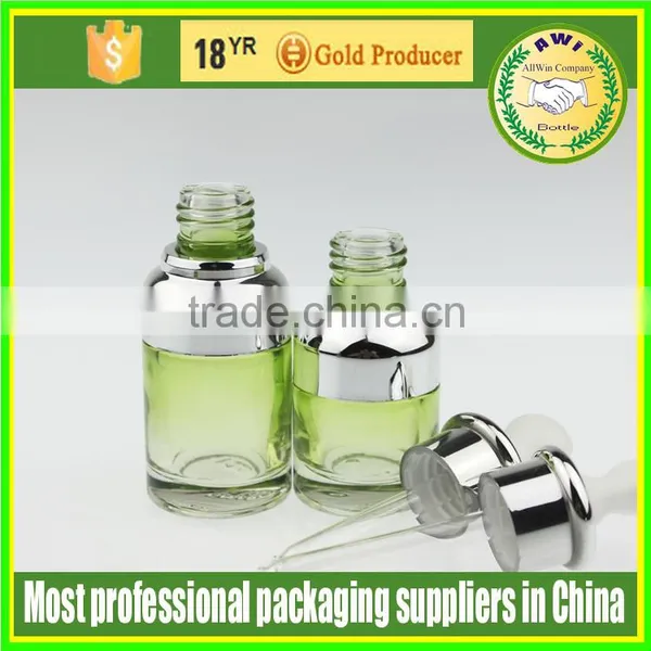 30ml and 50ml Green Essential Oil Glass Bottle Dropper Cap photo-5