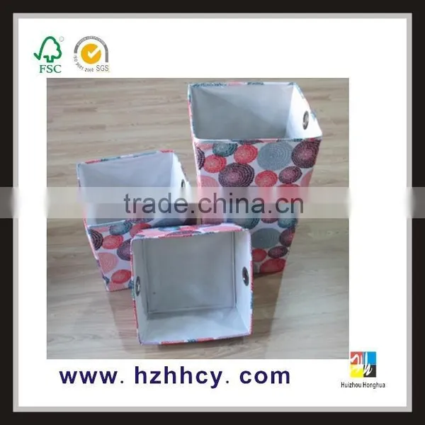 Large and Pratical Printing and Embossing Frabic Storge Box photo-4
