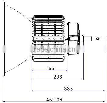 Bright White Lamp Lighting Fixture 200 Watt High Bay Light photo-2
