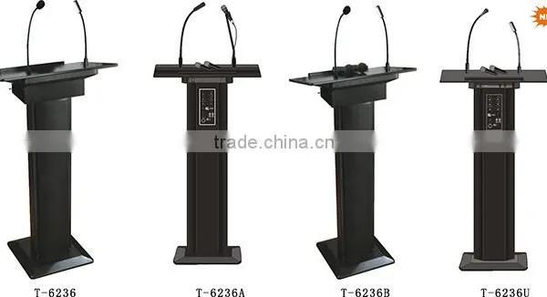 ITC T-6236 Classroom Lectern With Desktop Microphone for Speech Podium photo-3