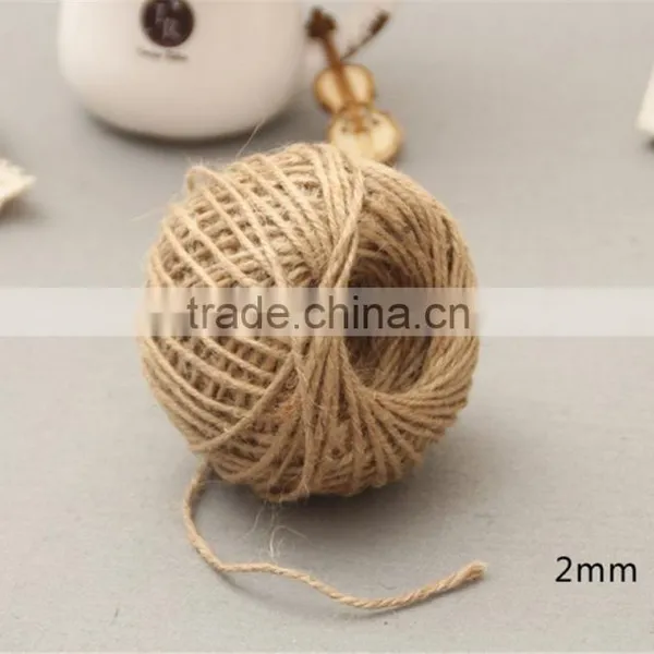 China Suppliers 1MM-3MM Natural Hemp Rope,Jute Twine,Jute Rope For Hang Tag Or DIY photo-4