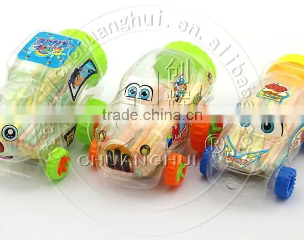 Cartoon Locomotive Jar With Candy / CC Stick Candy in Train Jar photo-4