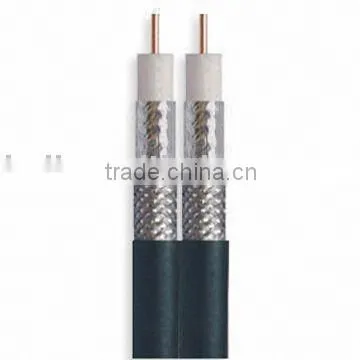 Dual RG6 Coaxial Cable,used for CCTV,CATV,SAT TV Distribution System