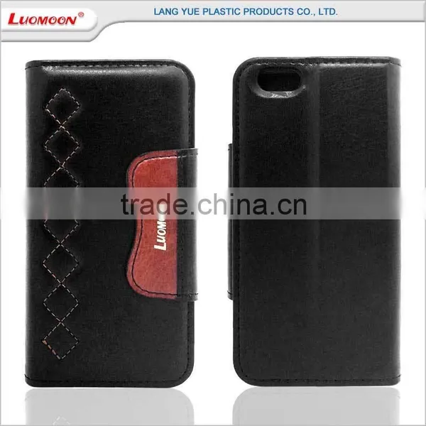 Hit Color Crazy Horse Pattern Pouch Case for Samsung Galaxy j1 s6 s5 G920f G920i G920a G920k G920l G920s photo-3
