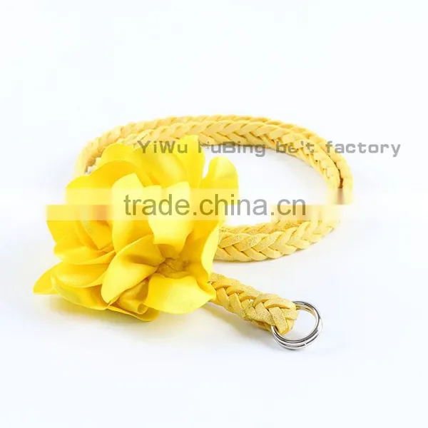 Lady's Big Flower Belt for Summer Vacation Fashion Style