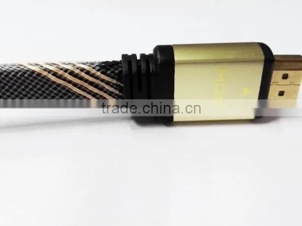 Flat HDMI Cable With Double Nylon Net 30FT photo-2