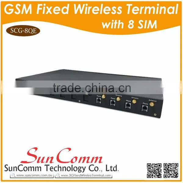 SCG-8Qe GSM Fixed Wireless Terminal/Gateway With 8 Port, 2 Antenna Combiner photo-2