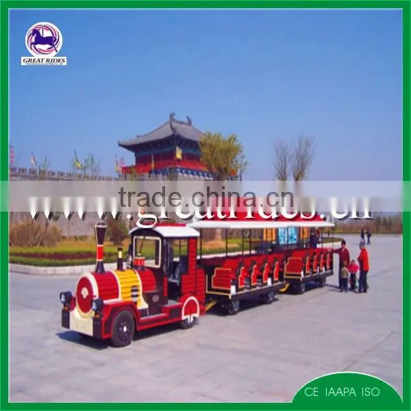 Amusement Park Used Tourist Trackless Train for Sale photo-4