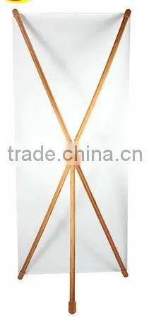 New Design 60*160CM Bamboo X Baner Stand