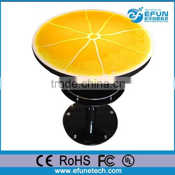 New Design High Top Art Cafe Tables,interactive Color Liquid Unique Bar Table Furniture photo-3