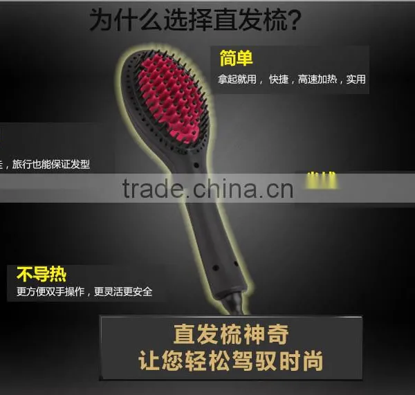 New Hot Electric Straightening Hair Brush Coloring Brush Comb AU EU UK USA PLUG photo-5