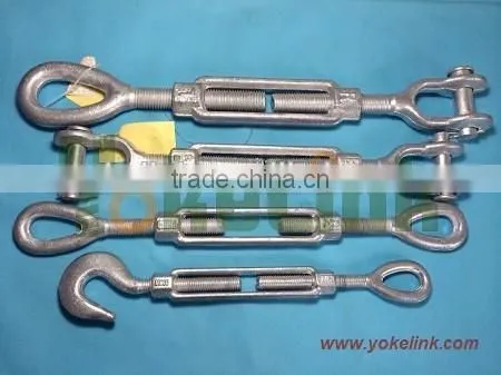 US Type Galvanized Construction Wire Rope Turnbuckle photo-3