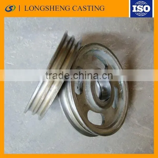 Good Quality of Cast Iron Elevator Wheel/Elevator Wheel Casts/wheel Casting photo-2