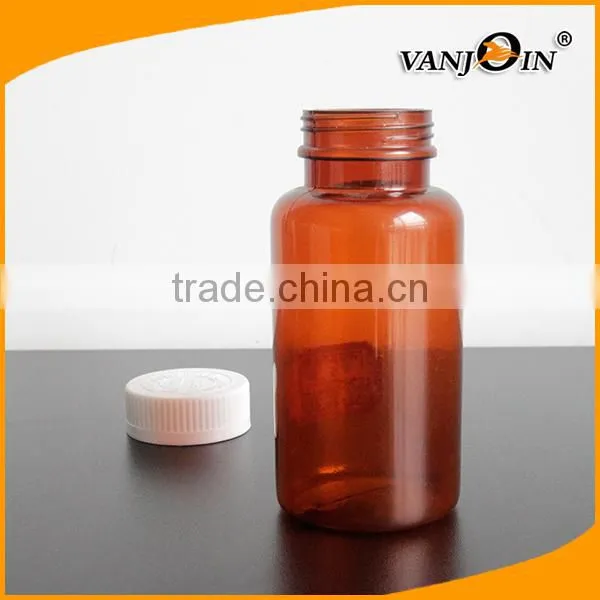 7 oz Amber Pharmacy Vials Pill Bottle Plastic Prescription photo-3