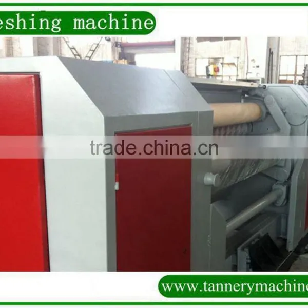 Artifical Leather Hydraulic Cow Leather Fleshing Machine 3000mm China Best Tannery Machine photo-4