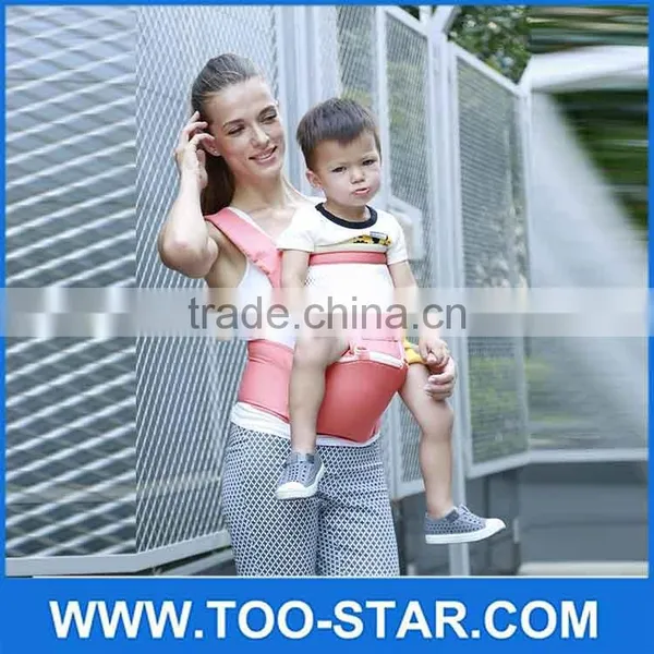 Organic Cotton Baby Carrier Infant Sling Toddler Wrap Rider Canvas Baby Carriage photo-3